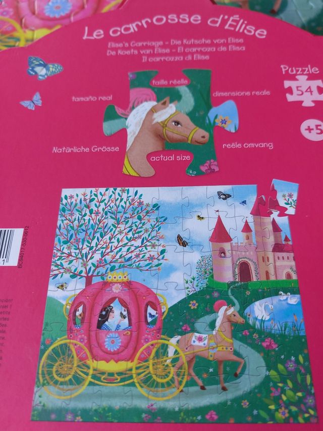 Puzzle djeco. Elise's carriage