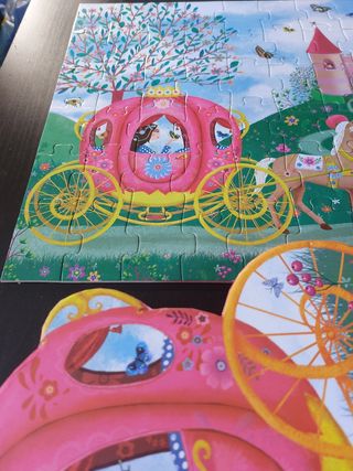 Puzzle djeco. Elise's carriage