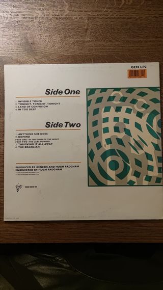 Disco dei Genesis "Invisibile Touch"