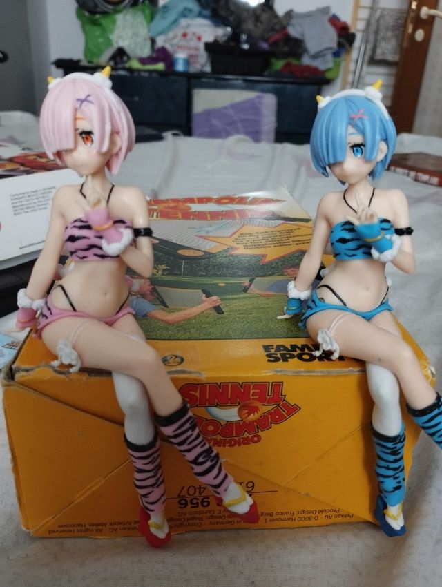 Figure Anime Re Zero Rem e Ram