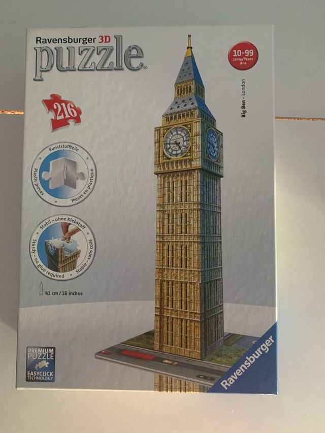 Puzle 3D Big Ben