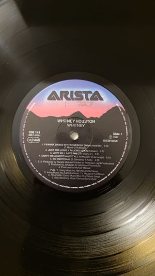 Disco di Whitney Houston "Whitney"