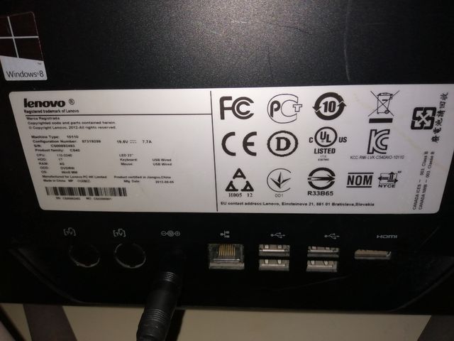 Lenovo Todo en Uno 23"