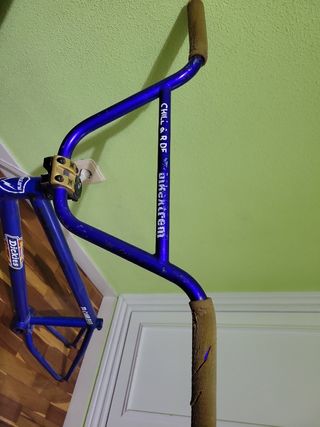 Cuadro horquilla y manillar bmx