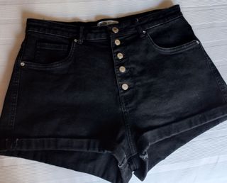 PANTALON DENIM CORTO ZARA