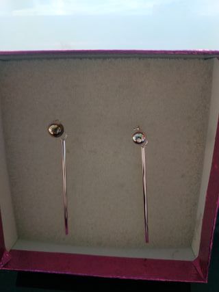 Pendiente largo plata