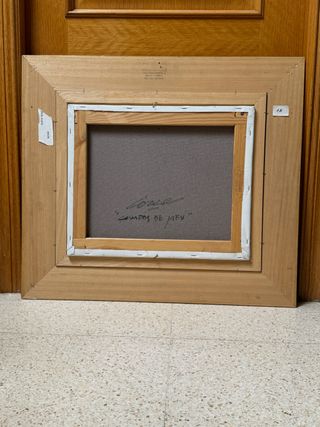 Obra de arte (cuadro de Cózar). Óleo