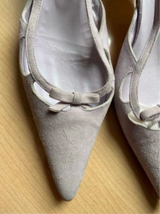 Zapatos de tacon lilas