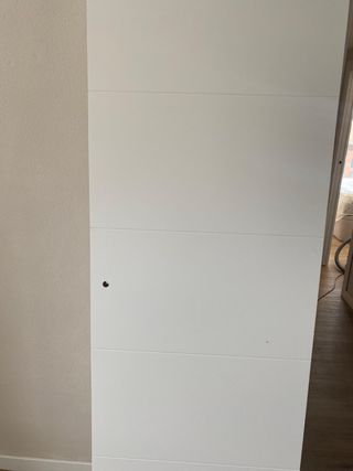 Puerta lacada blanca