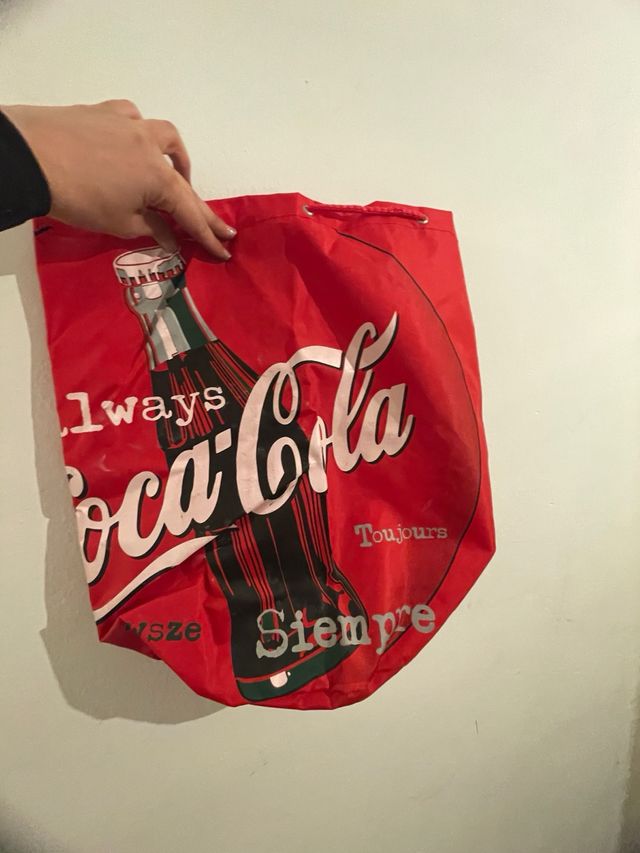 Mochila cuerdas Coca Cola
