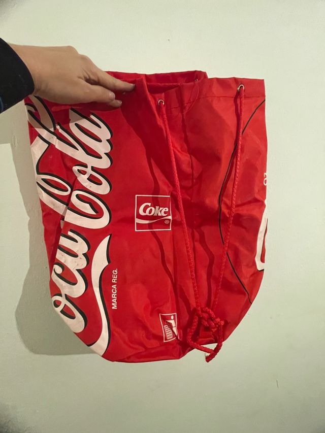 Mochila cuerdas Coca Cola