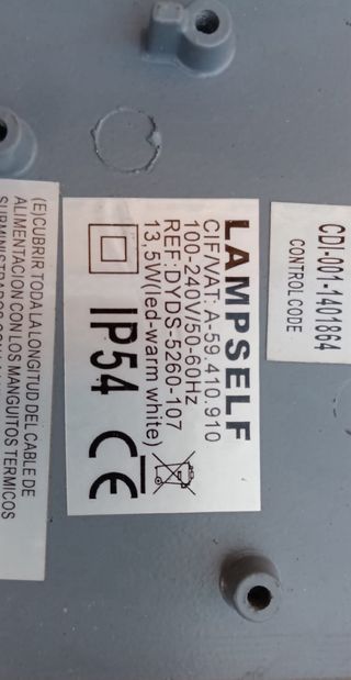 Luces Led Poste Cuadro