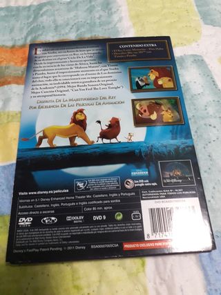 LOTE 3 PELICULA DVD WALT DISNEY