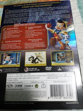 LOTE 3 PELICULA DVD WALT DISNEY