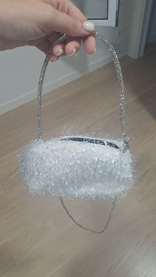 Bolso de fiesta blanco