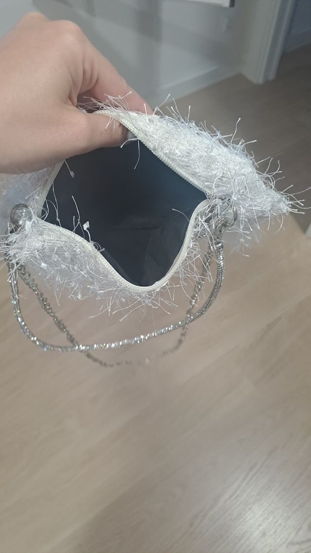 Bolso de fiesta blanco