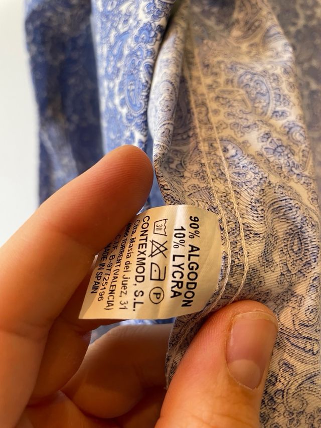 Camisa ibicenca Estampada