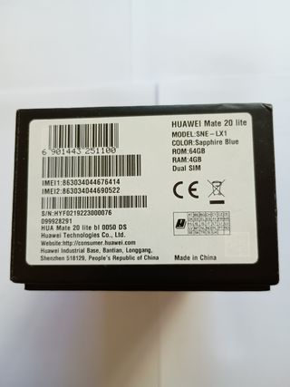 Huawei mate 20 lite