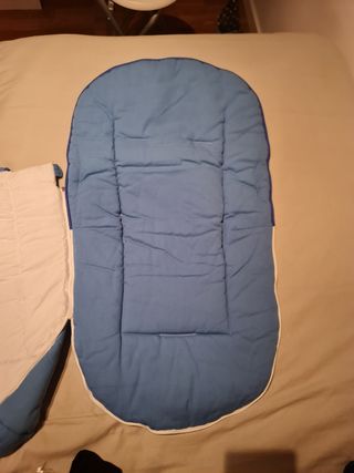 Saco acolchado azul