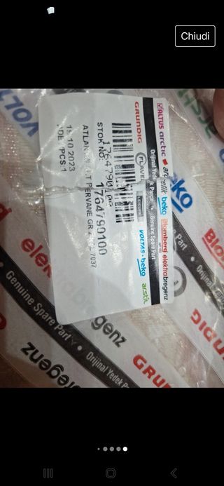 Braccetti lavastoviglie