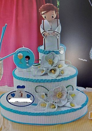 torta Gomma Eva   della Prima Comunione  fatta