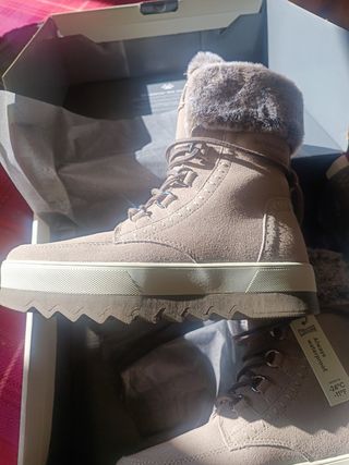 Botas de nieve cougar vanetta suede mushroom