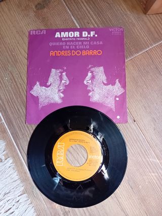 Disco vinilo Amor DF y Andrés Do Barro