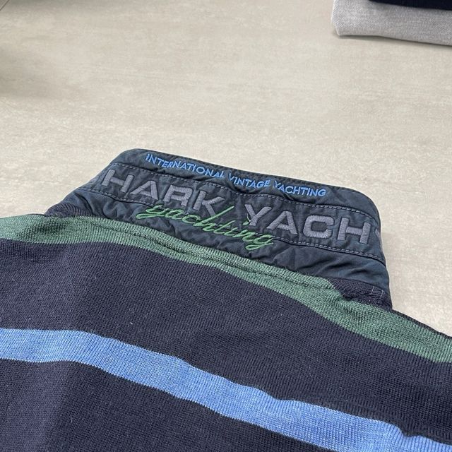 Jersey Paul & Shark T-M Azul y verde (original)