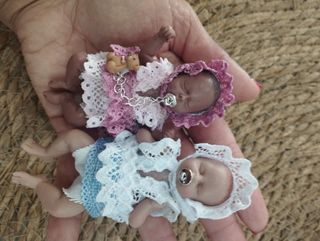 Mini reborn de silicona de platino de unos 10 CMS
