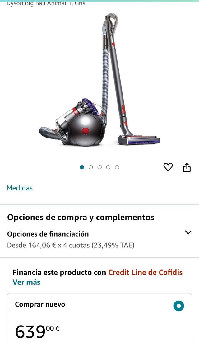 Aspirador dyson cinetic big ball animal pro