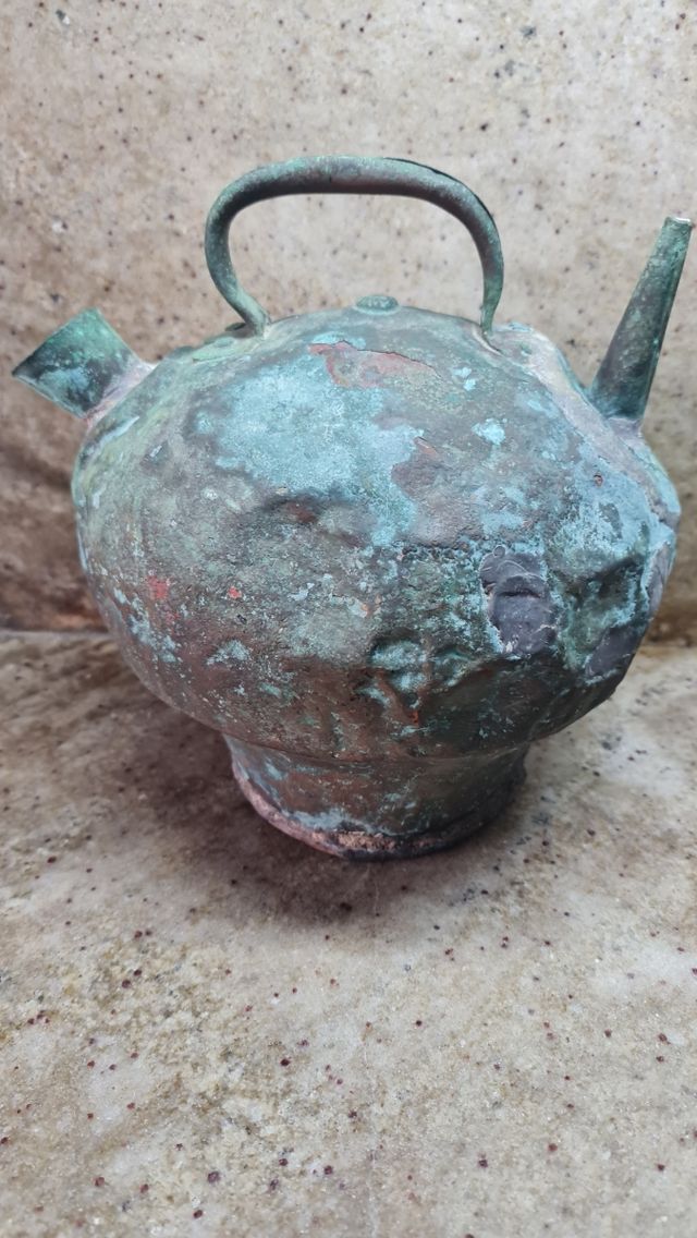 BOTIJO ANTIGUO DE COBRE