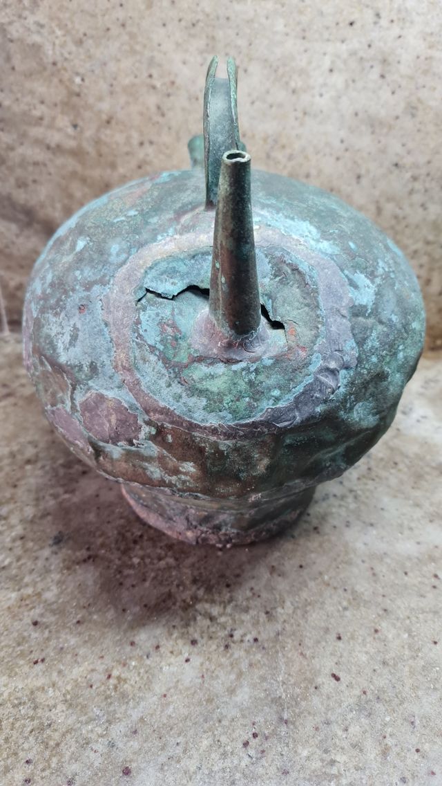 BOTIJO ANTIGUO DE COBRE