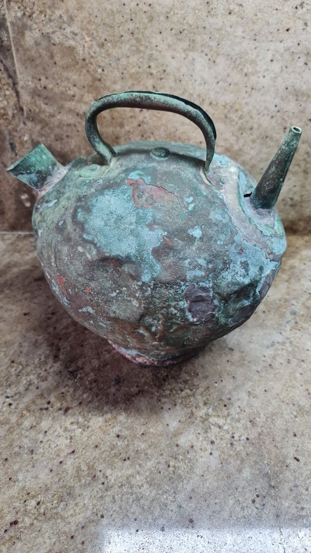 BOTIJO ANTIGUO DE COBRE