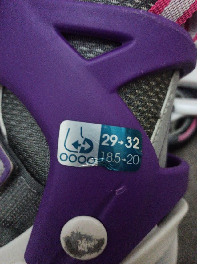 Patines  en línea niño/a. Núm 29 al 32.