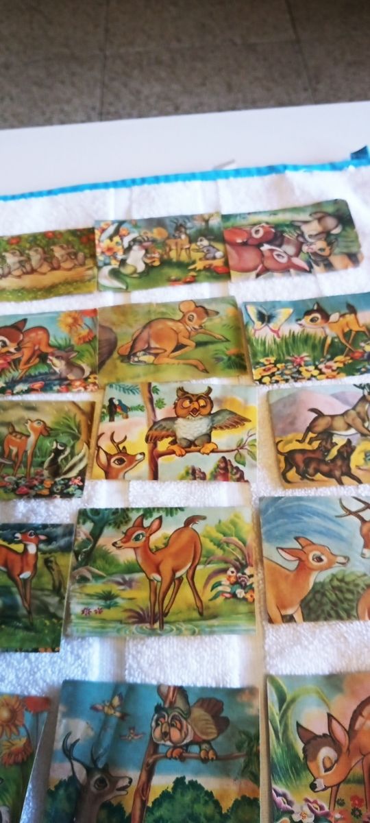Lote de 30 cromos BAMBI Fher años 50/60