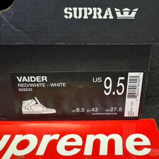 Supra Vaider Red White