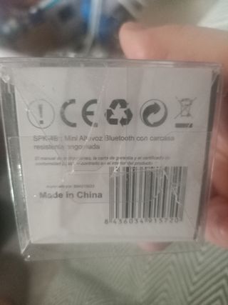 Altavoz bluetooth