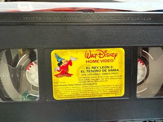 Lote VHS Walt Disney