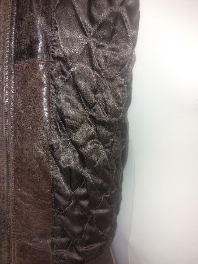 Cazadora piel stradivarius