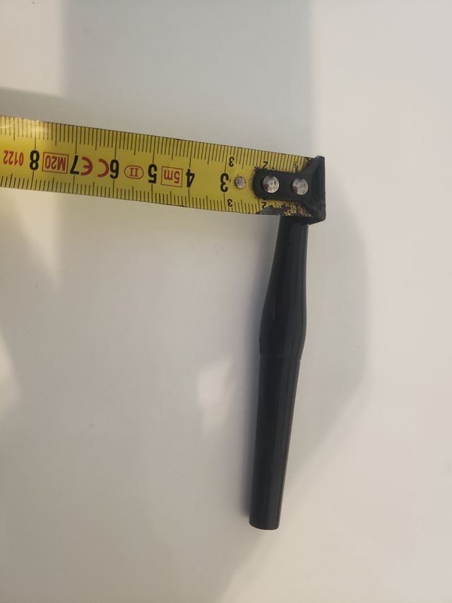 Boquilla negra - 9 cm de largo