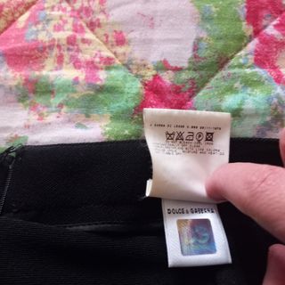 Gonna al ginocchio nera Dolce&Gabbana