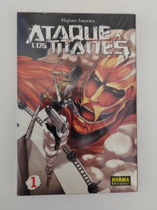 Ataque a los titanes - Manga Nº 1 con funda
