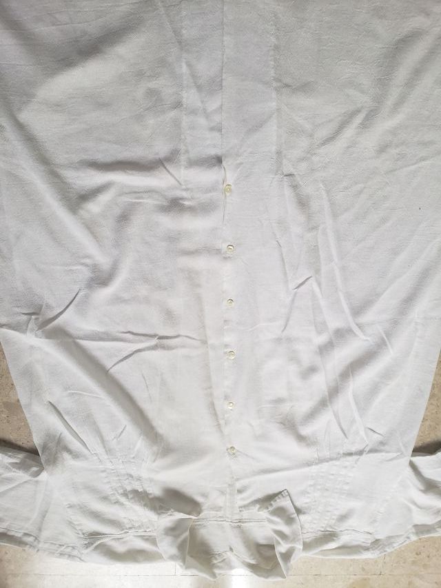 Camisa larga transparente larga con botones T 46