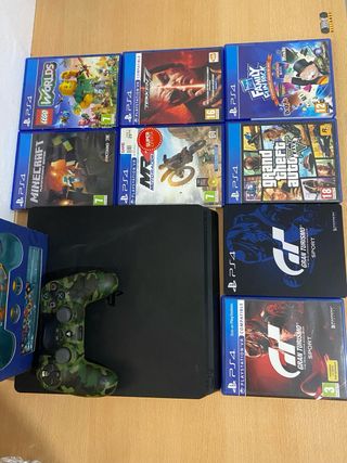 Consola playstation 4 + juegos ps4