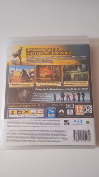 las aventuras de Tintin ps3