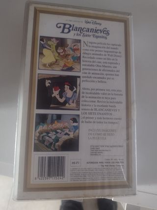 VHS Blanca nieves y los siete enanitos