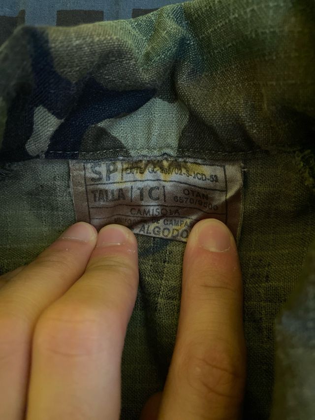 Traje militar completo