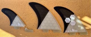 FCS II fins Al Merrick AM Twin + 1
