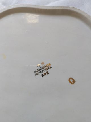 Conjinto de prato e chávena , decorativa