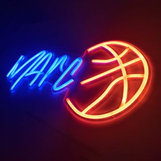 Cartel luz neon-led MARC personalizado baloncesto
